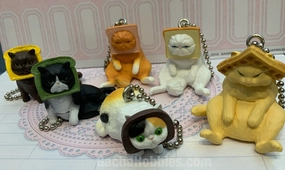 Anicolla Series Neko Toast Figure Keychain 6 Pieces Set (In-stock) Fan Vote