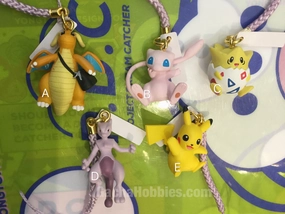 Pokemon Mewtwo Strikes Back Evolution 5 Piece Keychain Set (In Stock) Safe For Children Limited Model