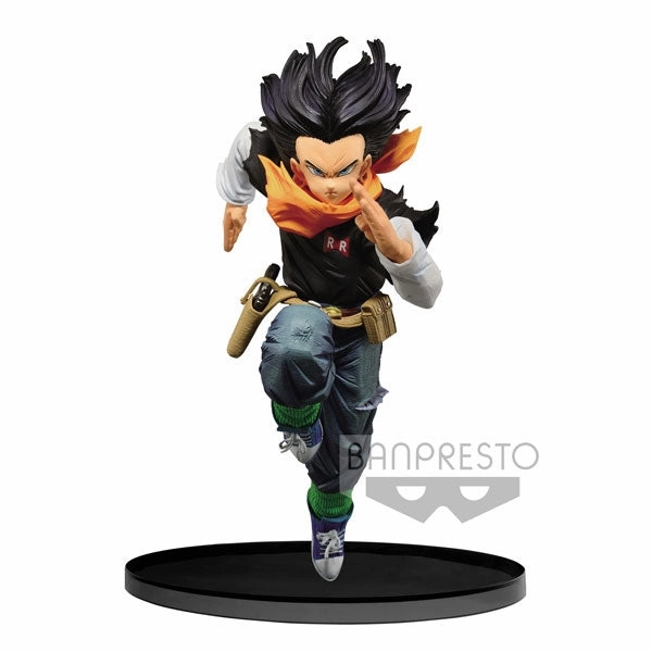 Miniature Sculpture Collectible Display "Dragon Ball Z" Figure Colosseum SCultures Zoukei Tenkaichi Budoukai World 2018 Android 17