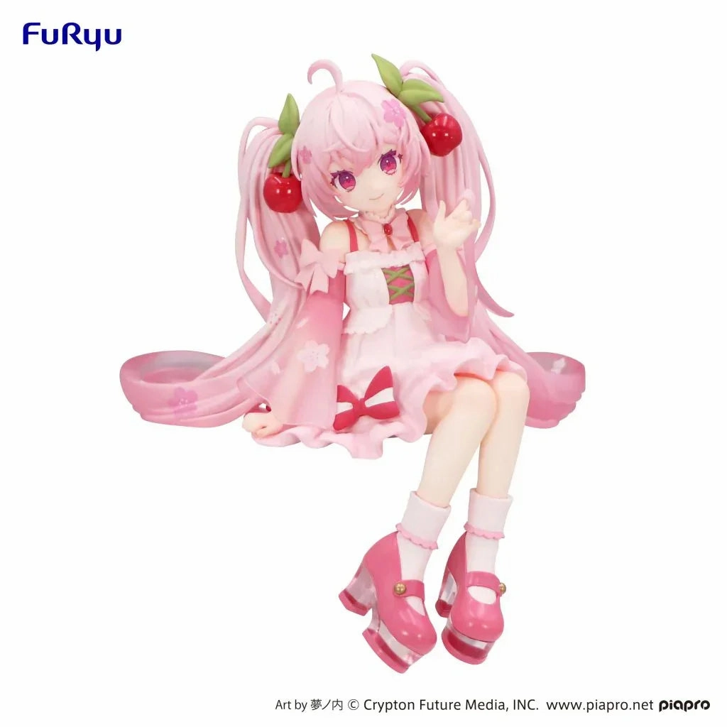Mindfulness practice Acrylic Stand Figure | Hatsune Miku | Sakura Miku 2025 | FuRyu Noodle Stopper
