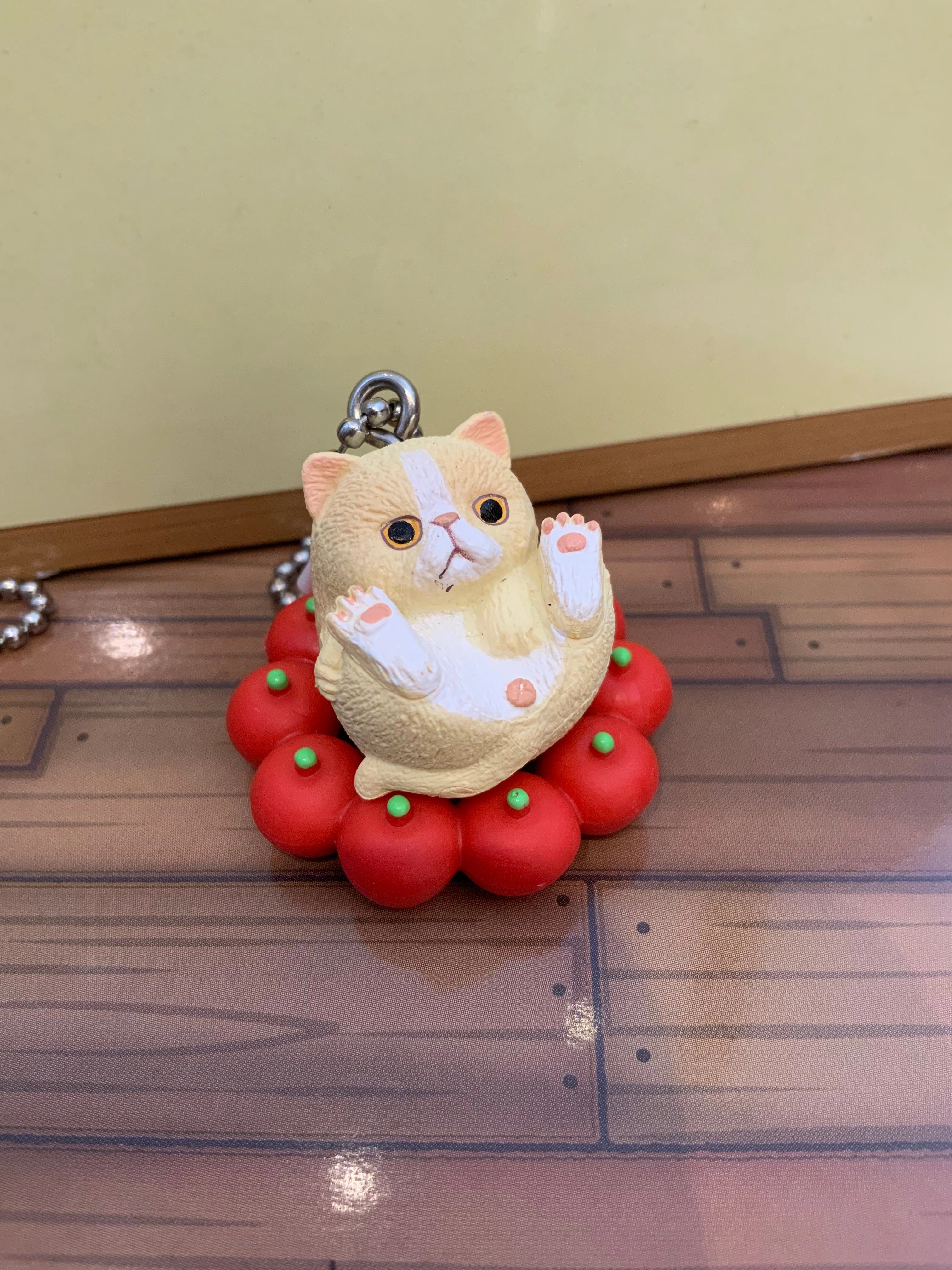 Manmaru Animal Cat Figure Keychain 8 Pieces Set (In-stock) Film Prop Replica