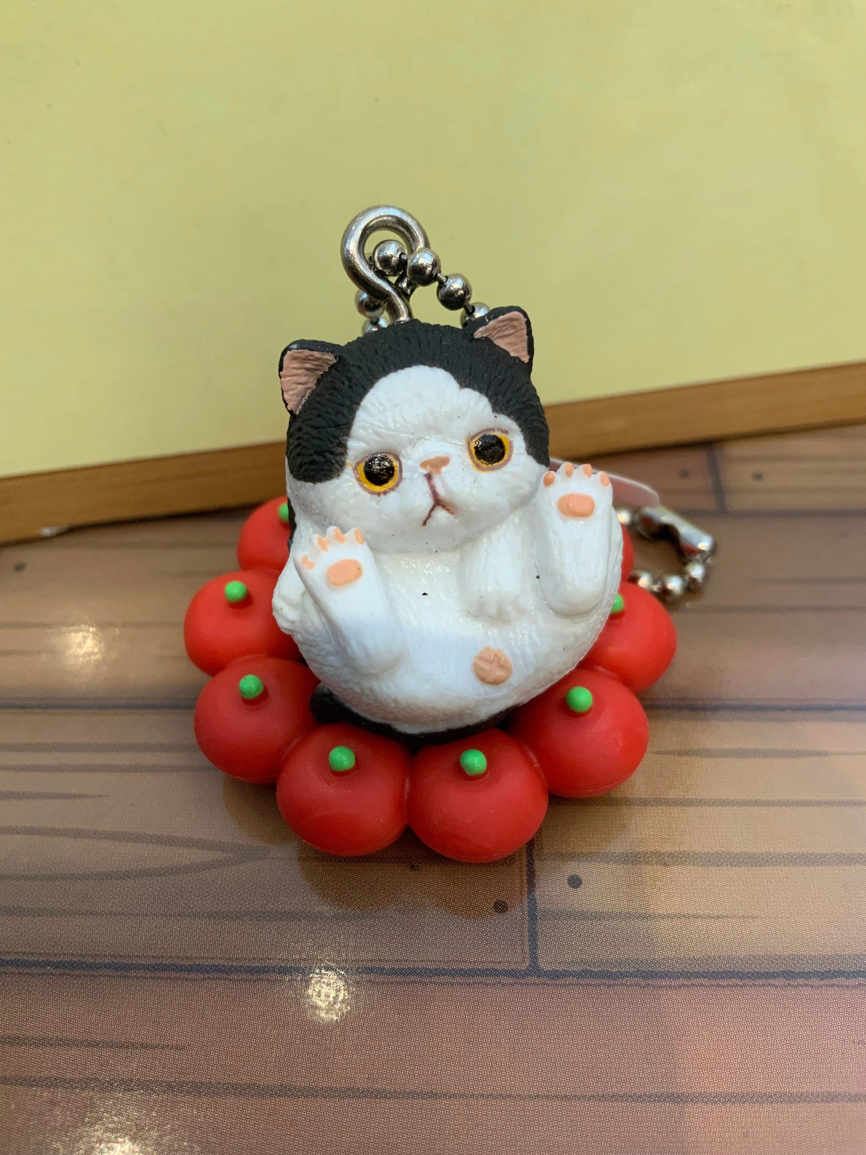 Manmaru Animal Cat Figure Keychain 8 Pieces Set (In-stock) Chibi Unit High End