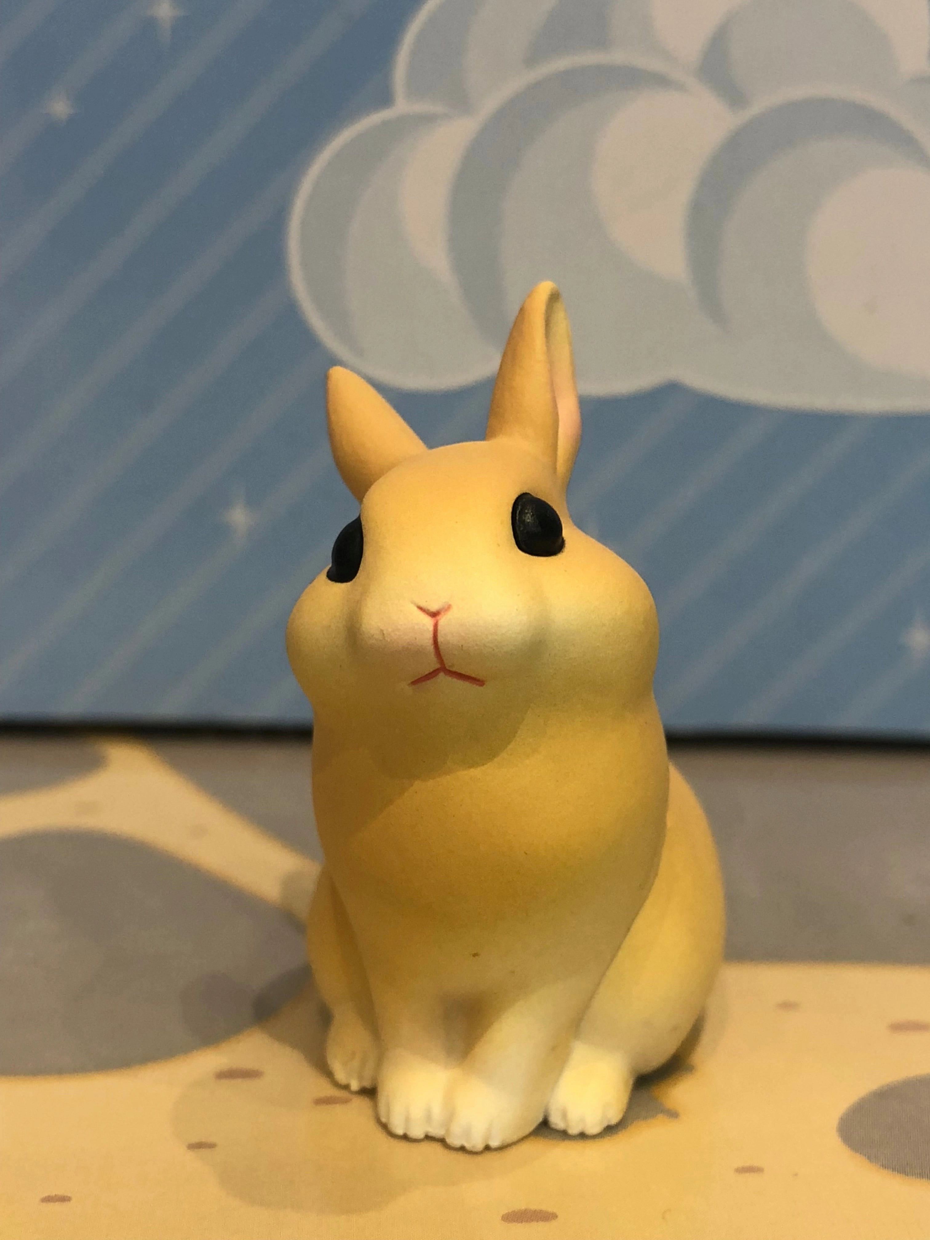 NTC Puff Bunny Kitan Club Figure 7 Pieces Set (In-stock) Christmas Ornament Storage Solution