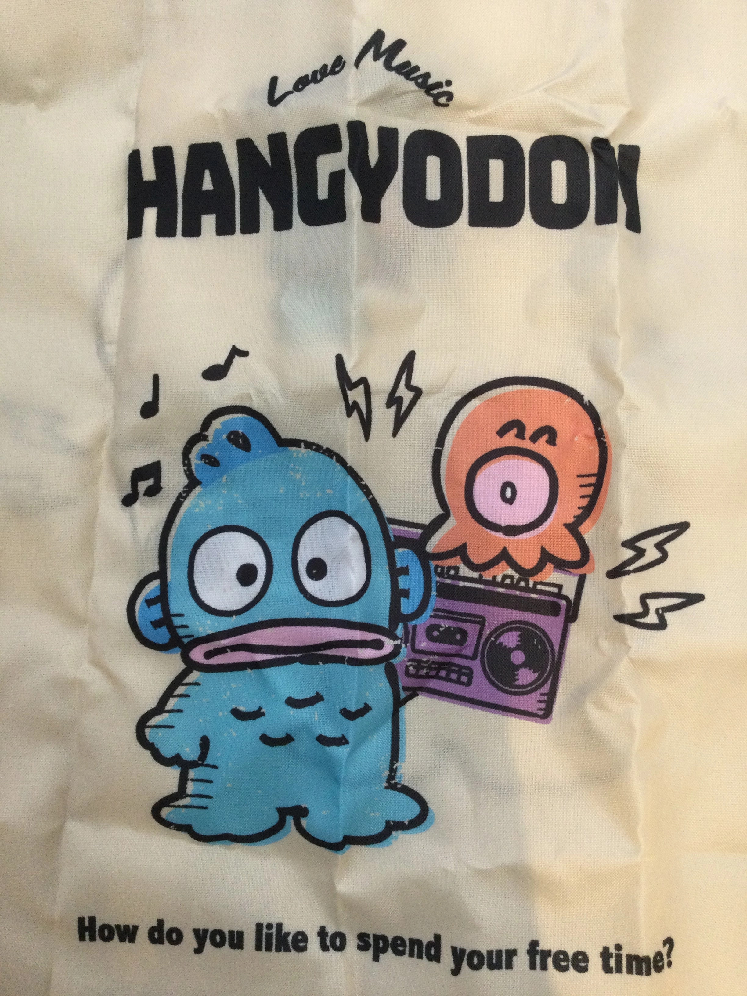 Sanrio Hangyodon and Friends Reusable Shopping Bag 4 Pieces Set (In-stock) Vinyl Unit