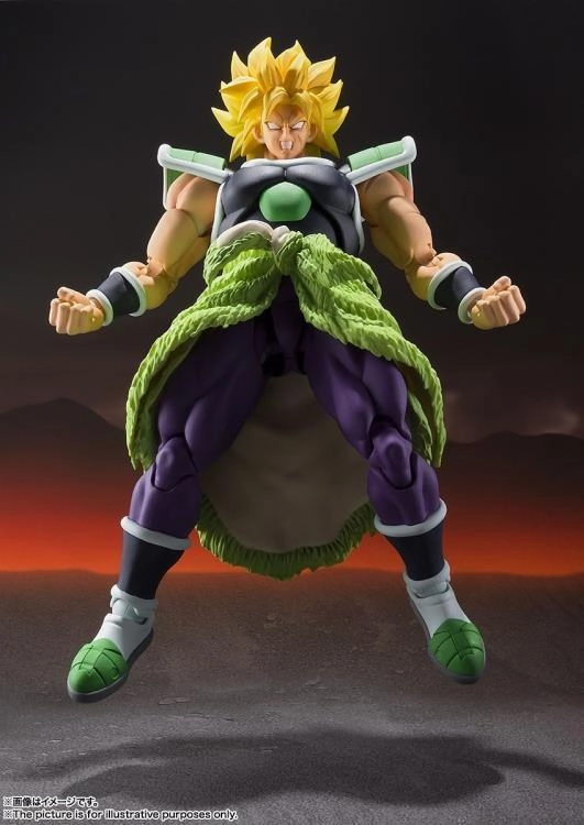 S.H. Figuarts Dragon Ball Super Broly Action Figure (Jap Ver.) Vinyl Hobby Collectible Figure