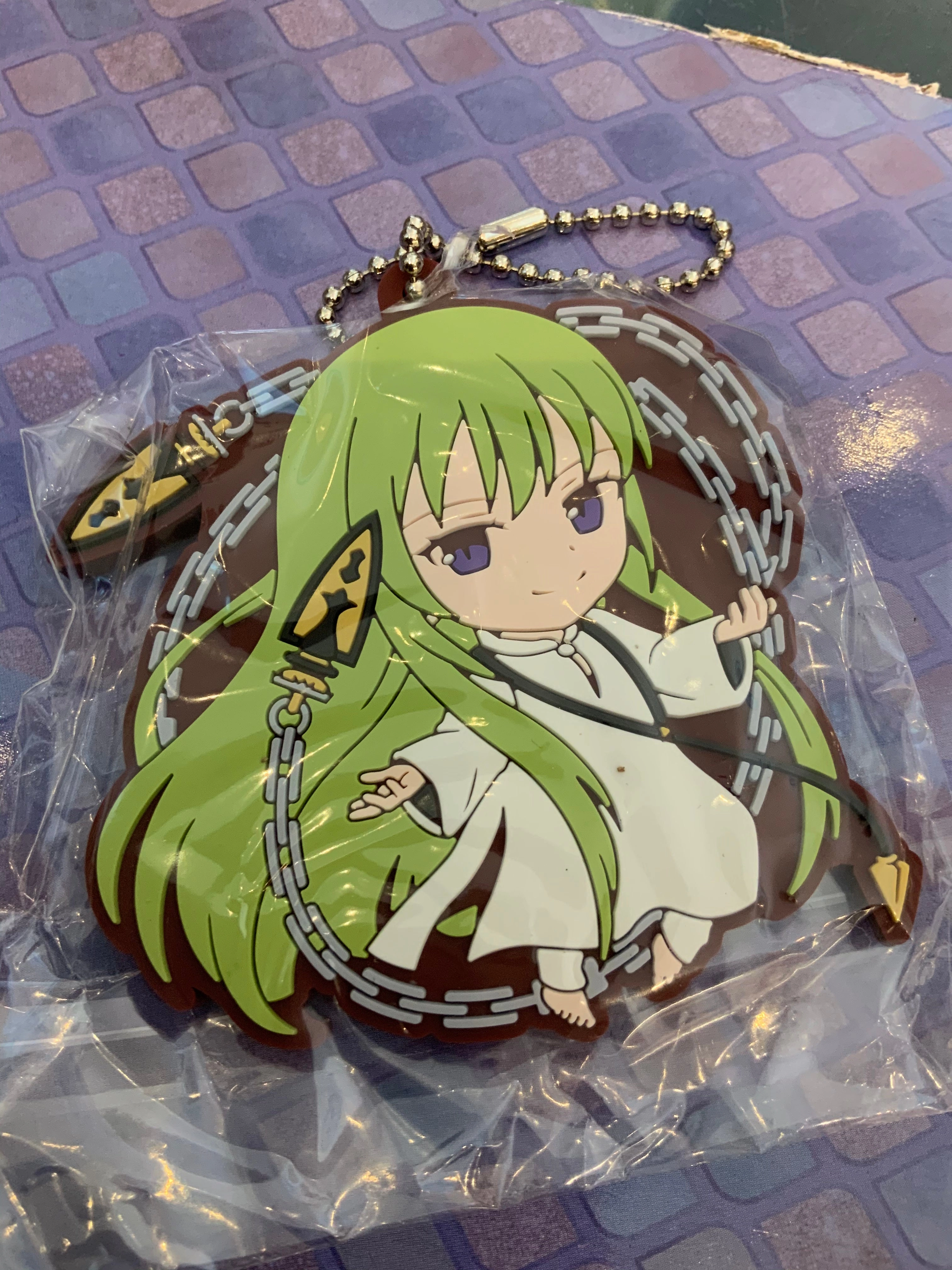 Limited Collectible Rustic style Fate Grand Order Absolute Demonic Front  Babylonia Rubber Keychain Vol.2 7 Pieces Set (In-Stock)