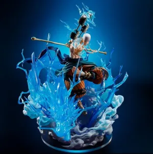 Official Merchandise Display Base Figuarts Zero Extra Battle One Piece Eneru (60 Million Volt Lightning Dragon) Statue