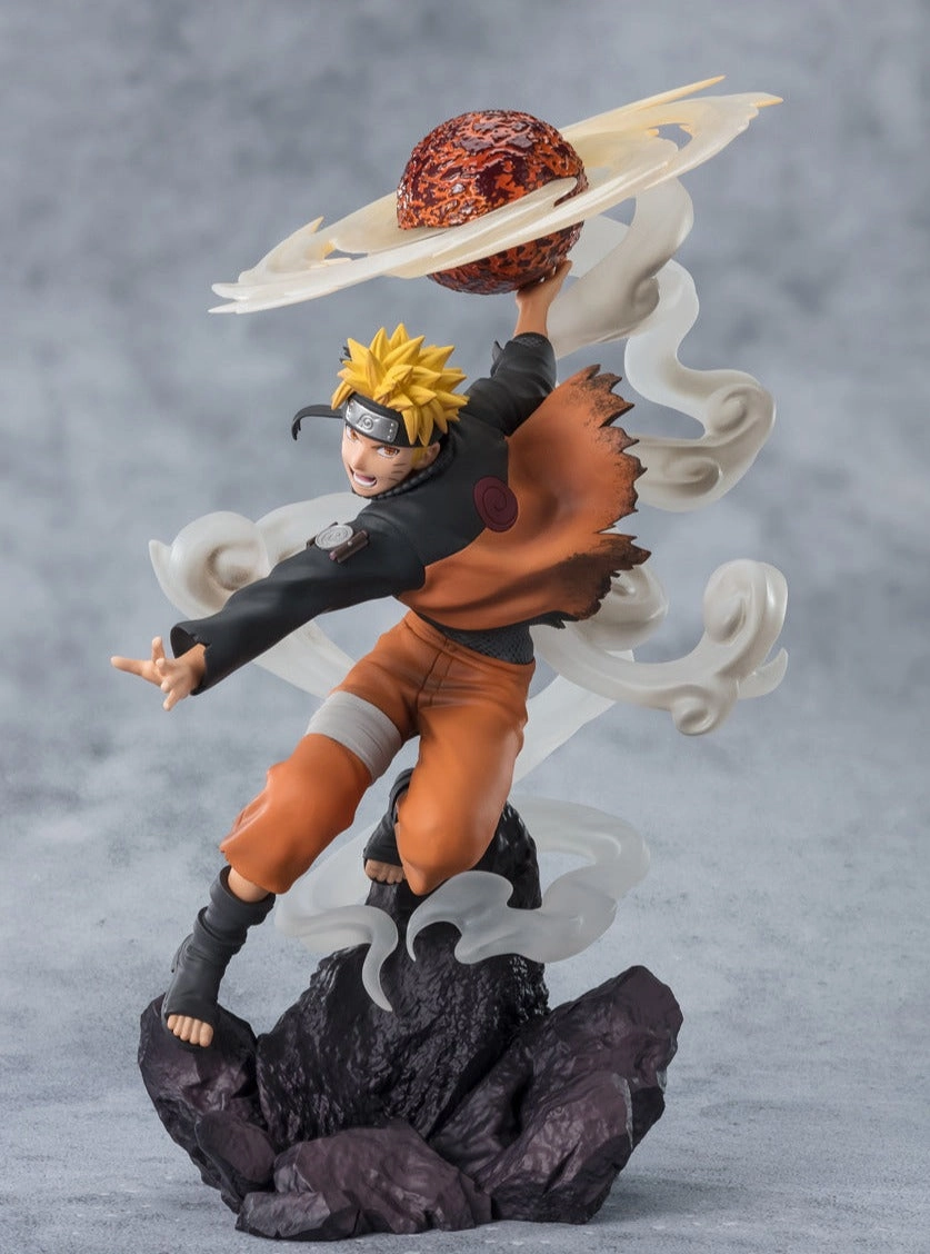 Figuarts Zero Extra Battle Naruto Shippuden Naruto Uzumaki (Sage Art: Lava Release Rasenshuriken) Statue Victorian Style