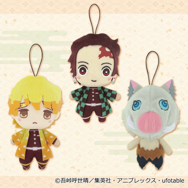 Collectible Product Demon Slayer: Kimetsu no Yaiba - Kamado Tanjirou/Agatsuma Zenitsu/Hashibira Inosuke - Plush Strap