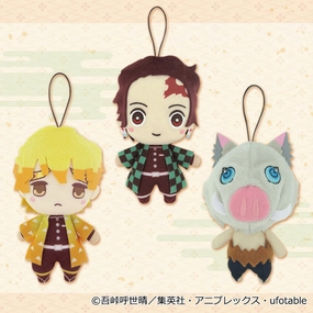 Collectible Product Demon Slayer: Kimetsu no Yaiba - Kamado Tanjirou/Agatsuma Zenitsu/Hashibira Inosuke - Plush Strap