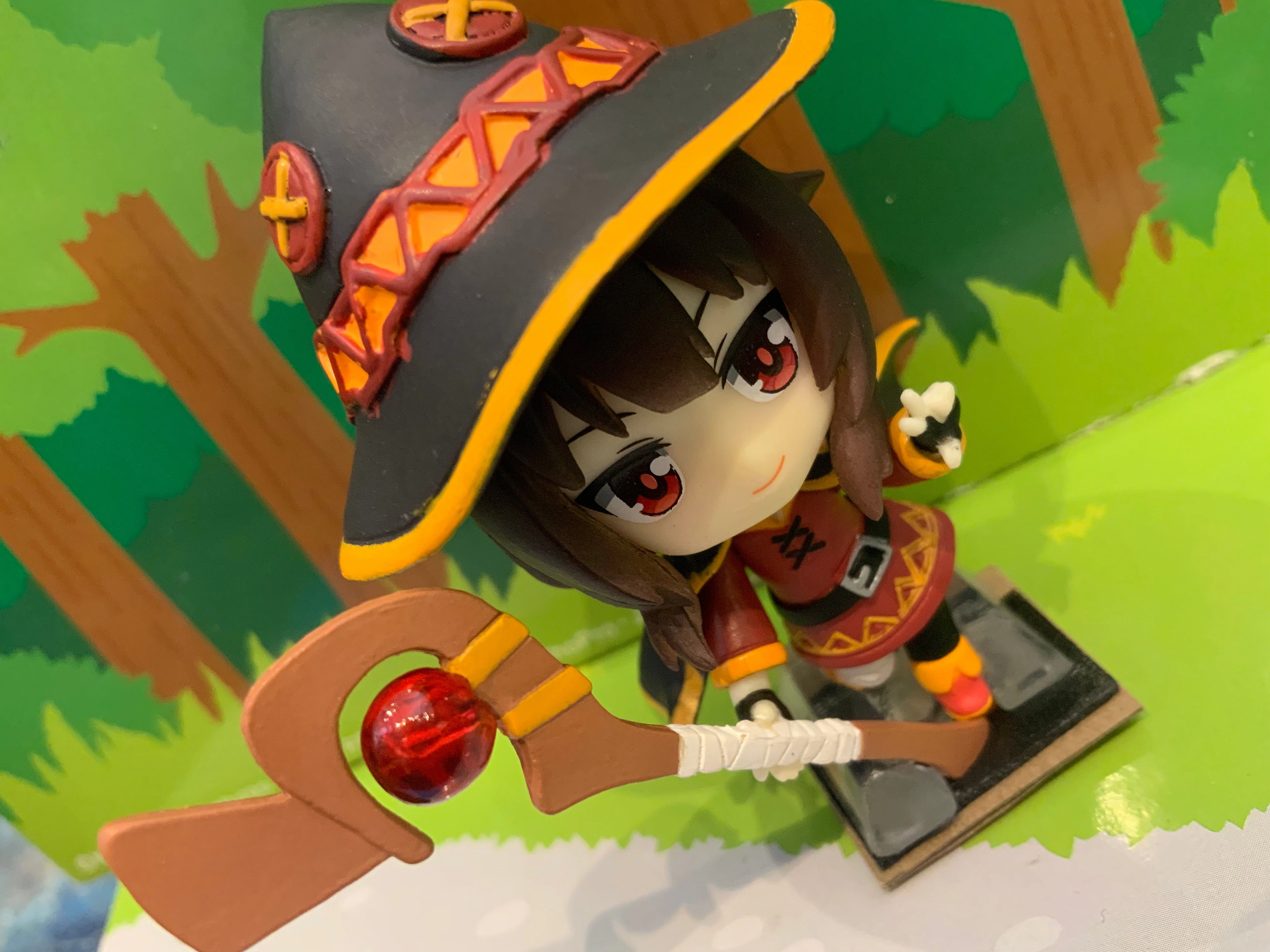 Gashapon Kuji KonoSuba God's Blessing on this Wonderful World Figure/Keychain Pin 14 Pieces Set (In-stock) Personal Collection Tropical theme