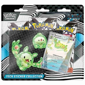 Toy Collection Character Item Pok??mon | TCG: S & V: Black Bolt | Three-Pack Tech Sticker Collection
