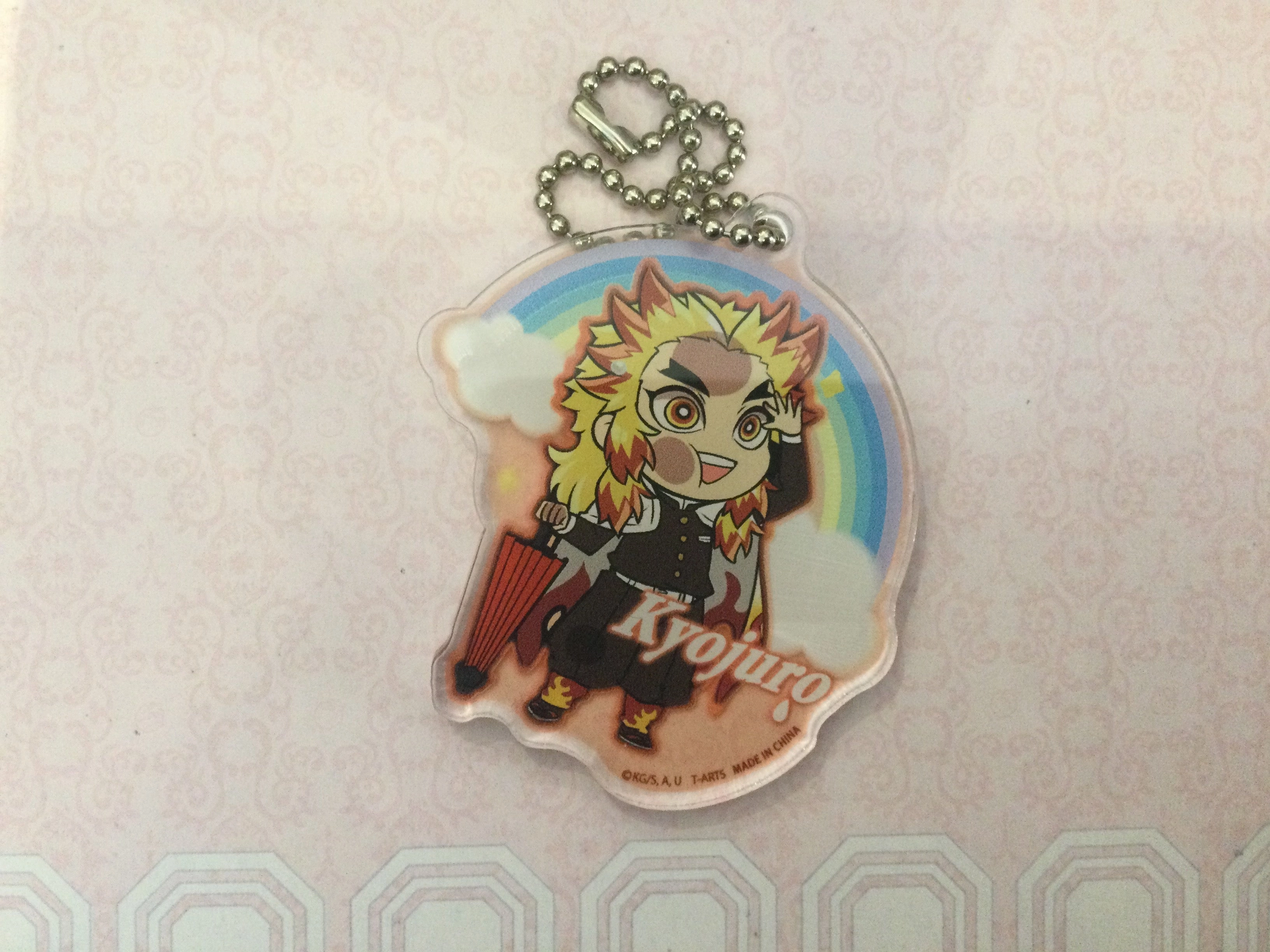 Kimetsu no Yaiba Demon Slayer Raining Season Umbrella Acrylic Keychain 8 Pieces Set (In-stock) Recycled plastic Fast shipping