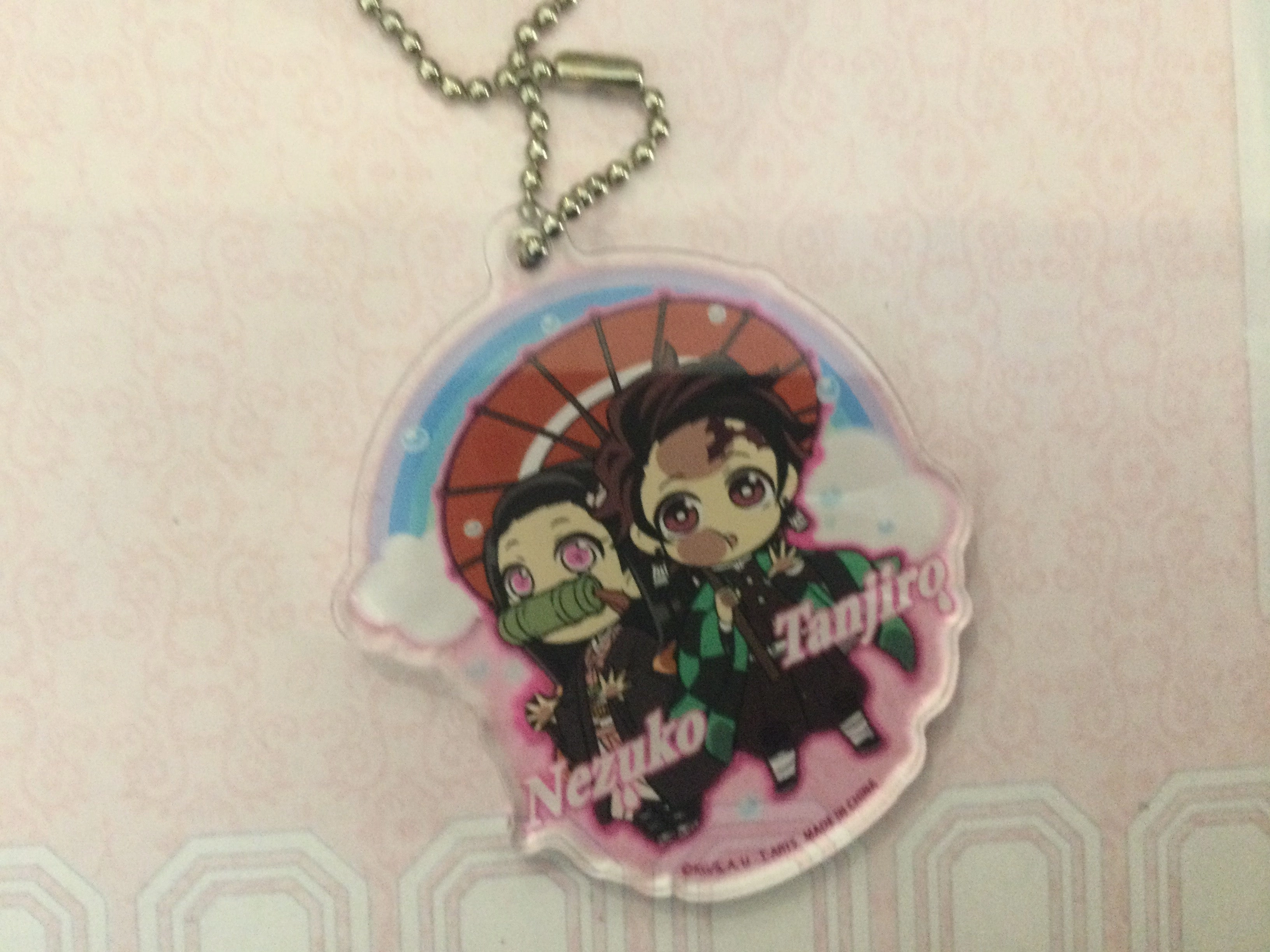 Kimetsu no Yaiba Demon Slayer Raining Season Umbrella Acrylic Keychain 8 Pieces Set (In-stock) Veteran Designer Superhero Decor