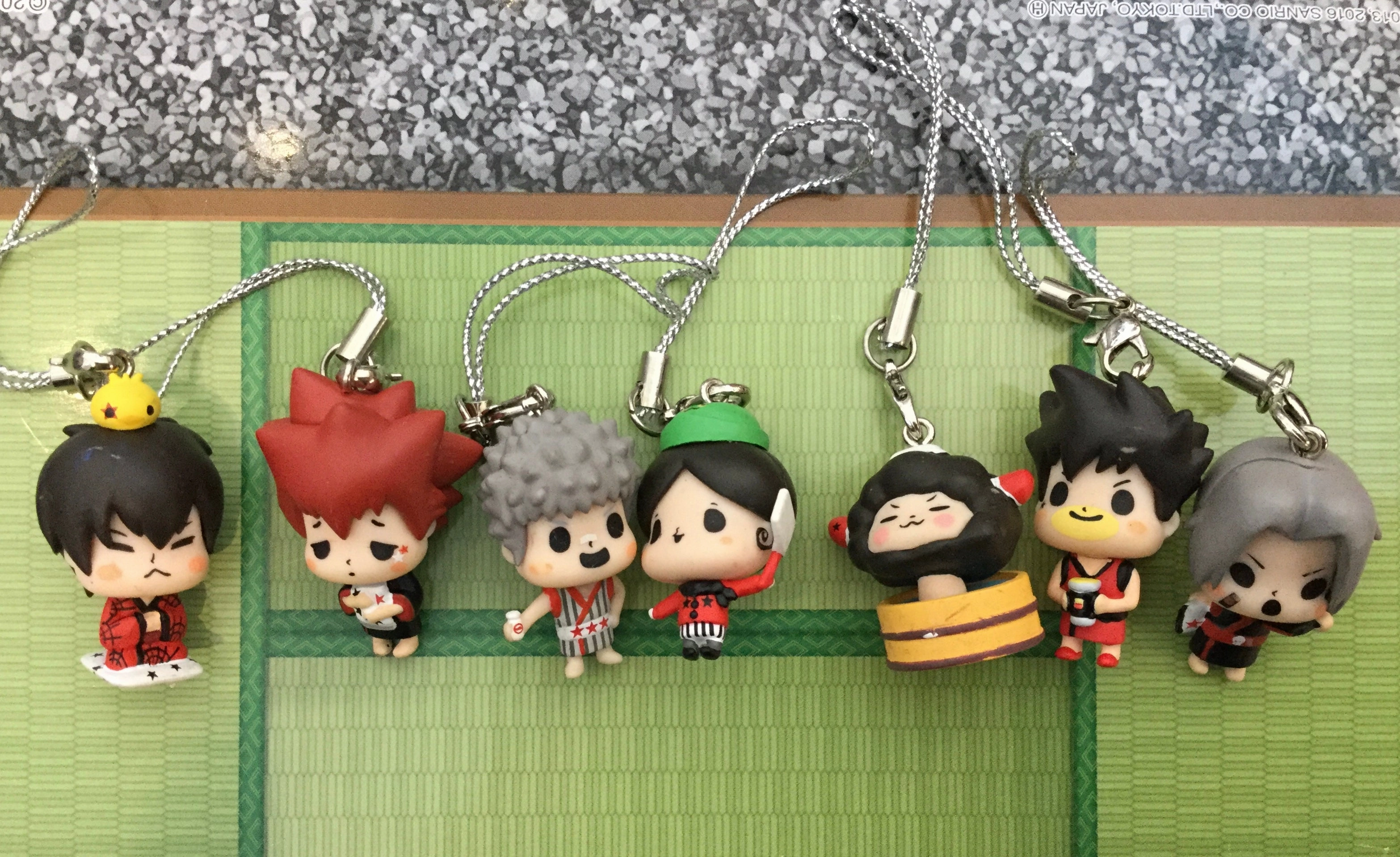 Hitman Reborn Character Figure Keychain 7 Pieces Set (In-stock) Robot Merchandise Legacy Item