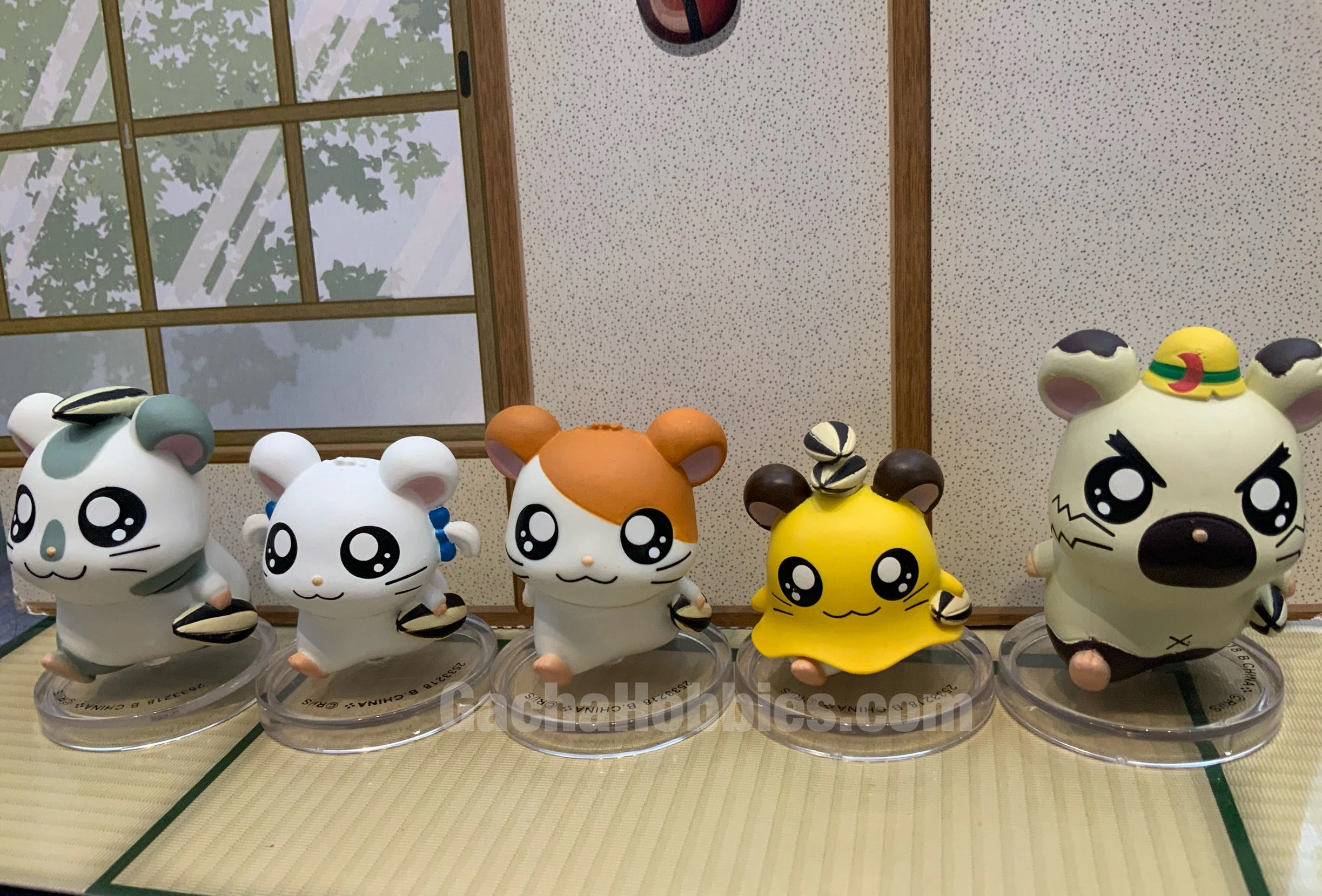 Hamtaro Narabundesu March Mini Figure 5 Pieces Set (In-stock) Legacy Item