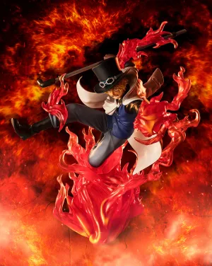 Figuarts Zero Extra Battle One Piece Sabo (Fire Fist Rook Check) Statue Art Masterpiece Chibi Showcase