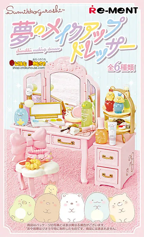 Hidden Find Series Gacha Style [Blind Box] Sumikko Makeup Dresser - Re-Ment