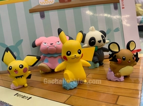 Toy Figurine Grand Prize Pokemon Minnade Odoro Mascot Mini Figure 5 Pieces Set (In-stock)