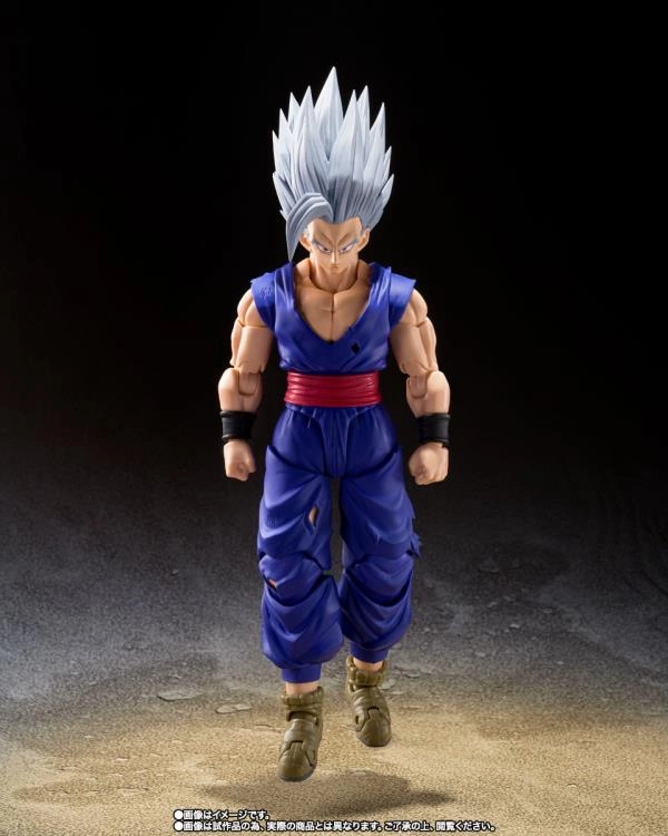 S.H. Figuarts Dragon Ball Super: Super Hero Son Gohan Beast Exclusive Action Figure Swapable Head Premium Statue