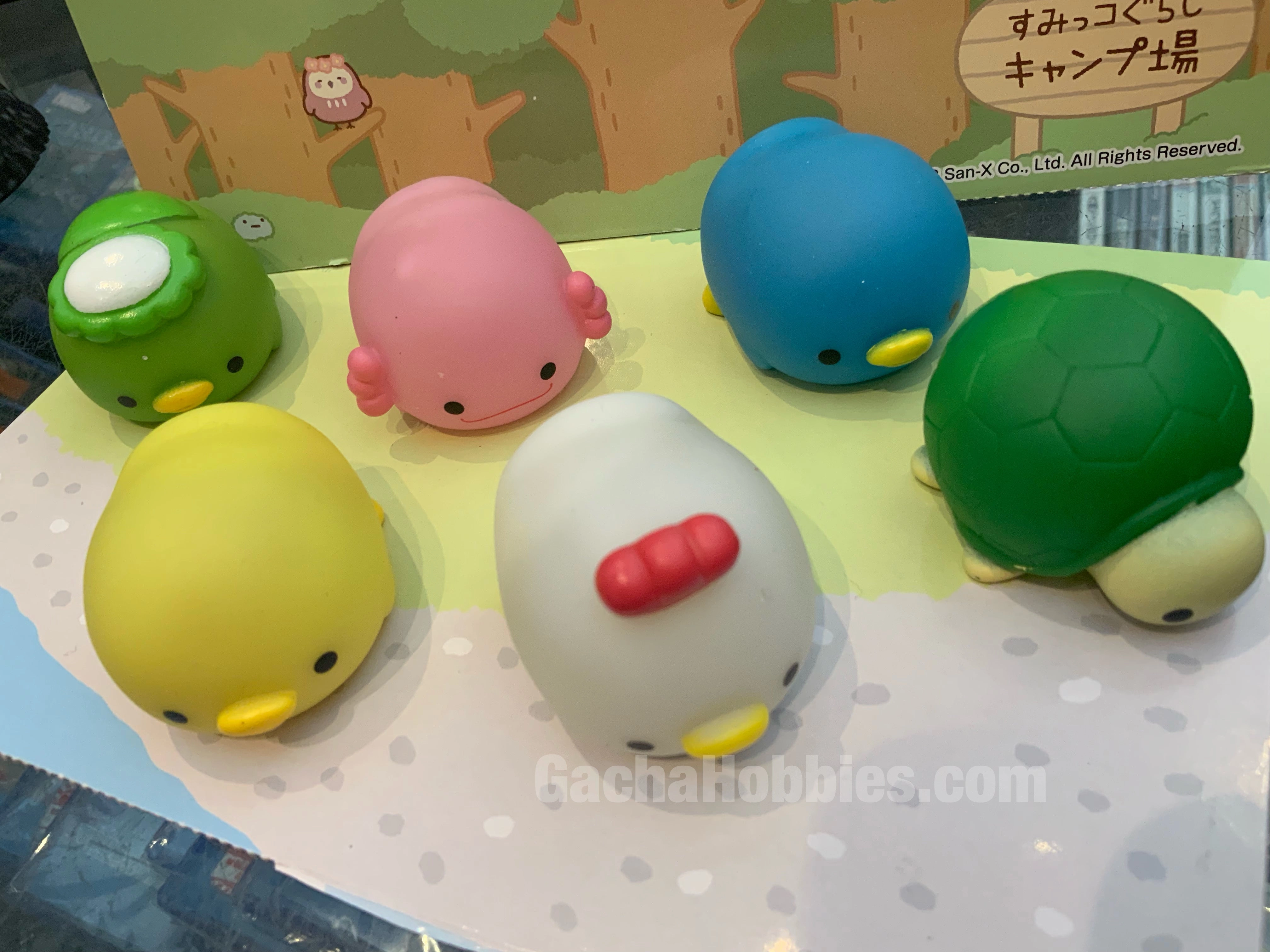 Puri Puri Animal Figure with Squishy Poop 6 Pieces Set (In-stock) Artistic expression Collection Showcase