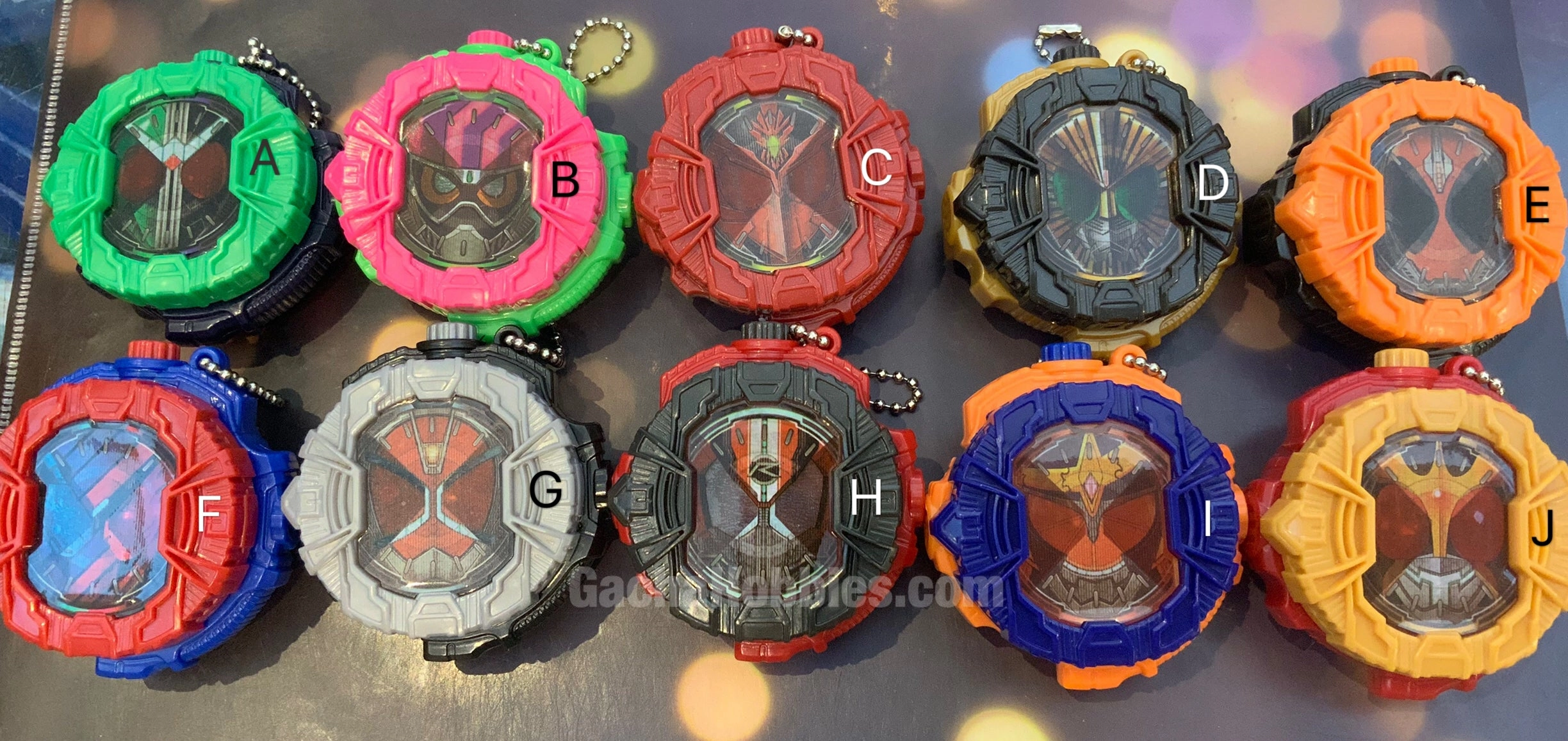Gashapon Kamen Rider ZI-O Watch Keychain Set (In Stock) Resin Model Chibi Object