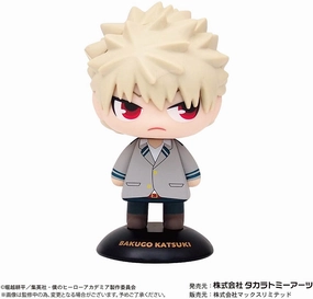 "My Hero Academia" YR-20 Yurayura Head Bakugo Katsuki (School Uniform) Action Sculpture Diorama Accent