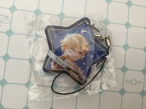 Chibi Article Spacecraft Model Genshin Impact Characters Thick Acrylic Keychain 8 Pieces Set (In-stock)