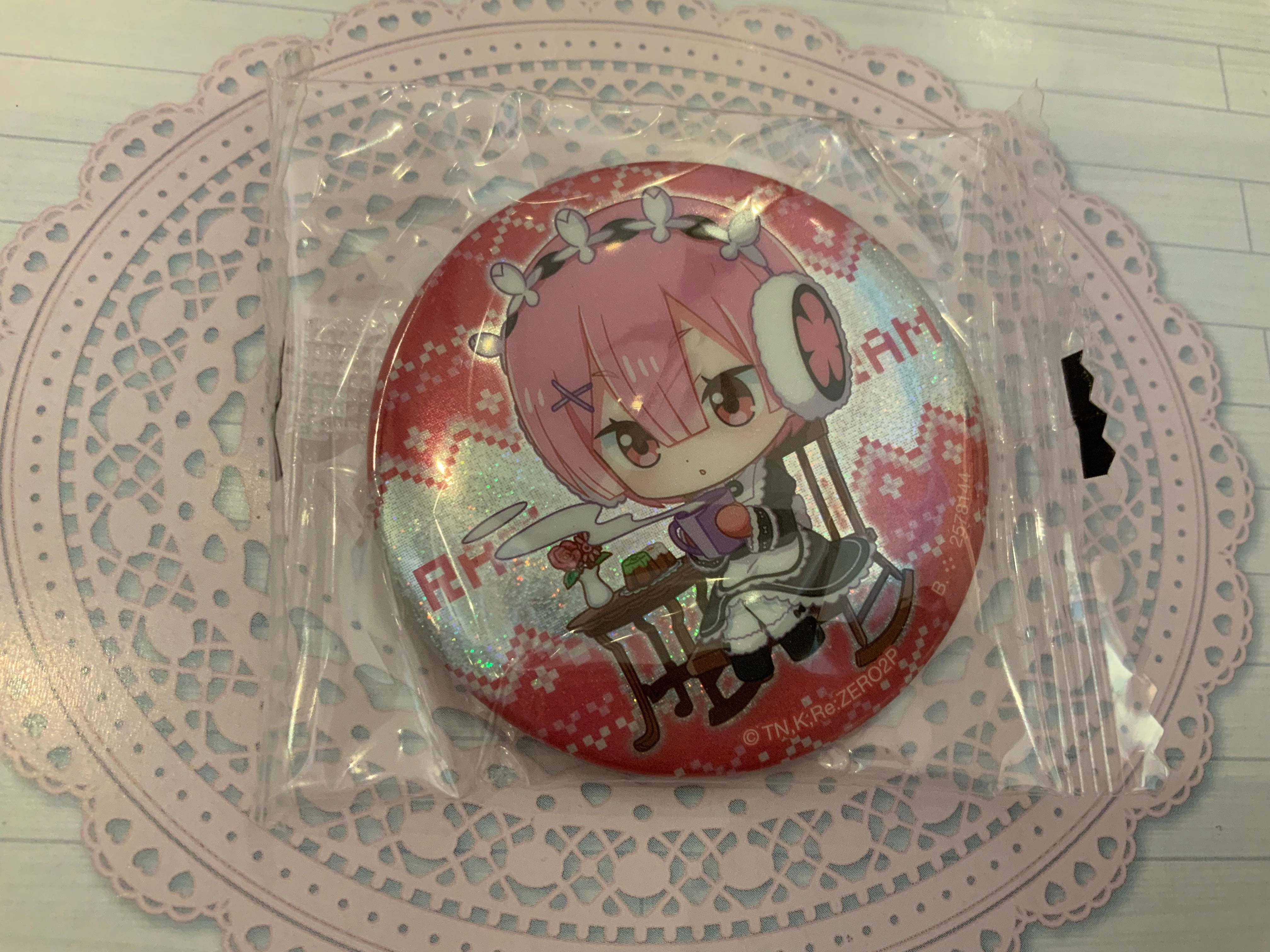 Re:Zero Life In a Different World From Zero Ram & Rem Summer Winter Badge Pin 8 Pieces Set (In-stock) Fantasy Elf Designer Collectible