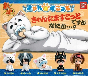 Collectible Sculpture Archeological Replica Gintama Character Pet Costume Figures 5 Pieces Set (In-stock)