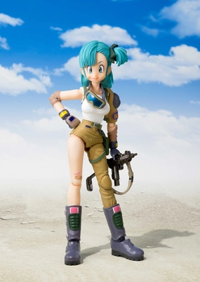 S.H. Figuarts Dragon Ball Bulma Action Figure Modern Art Display Case