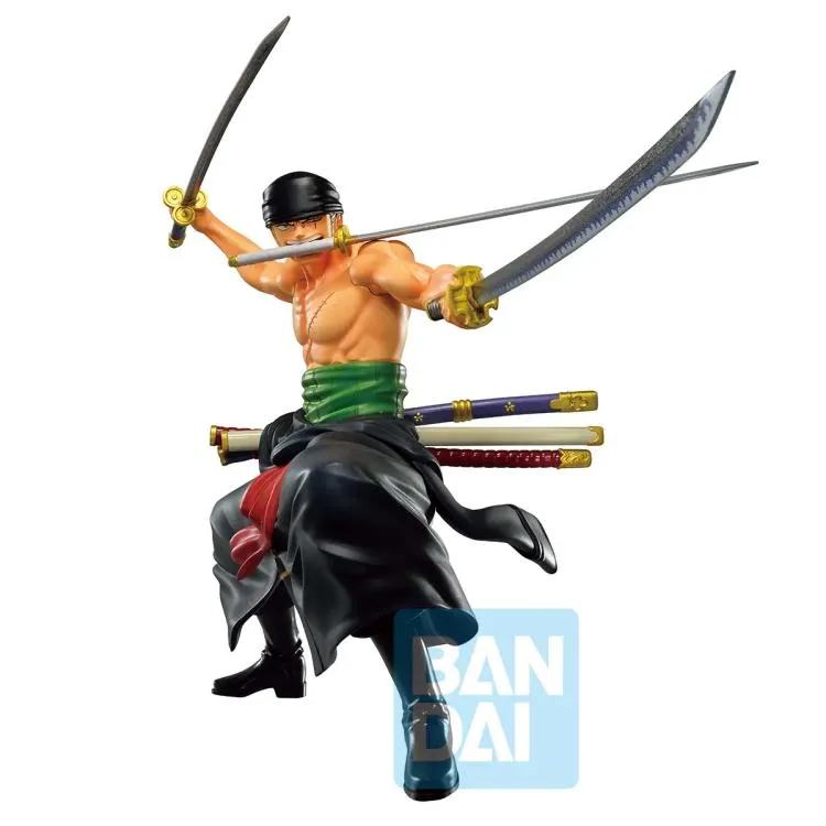 Fashion Doll Bandai Ichibansho One Piece (Signs of the Hight King) Zoro Statue