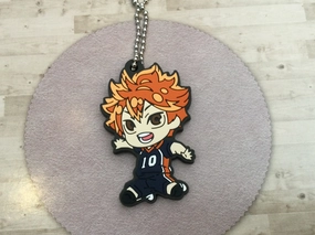 Dorm Room Haikyuu Karasuno High Characters Rubber Keychain 7 Pieces Set (In-stock)