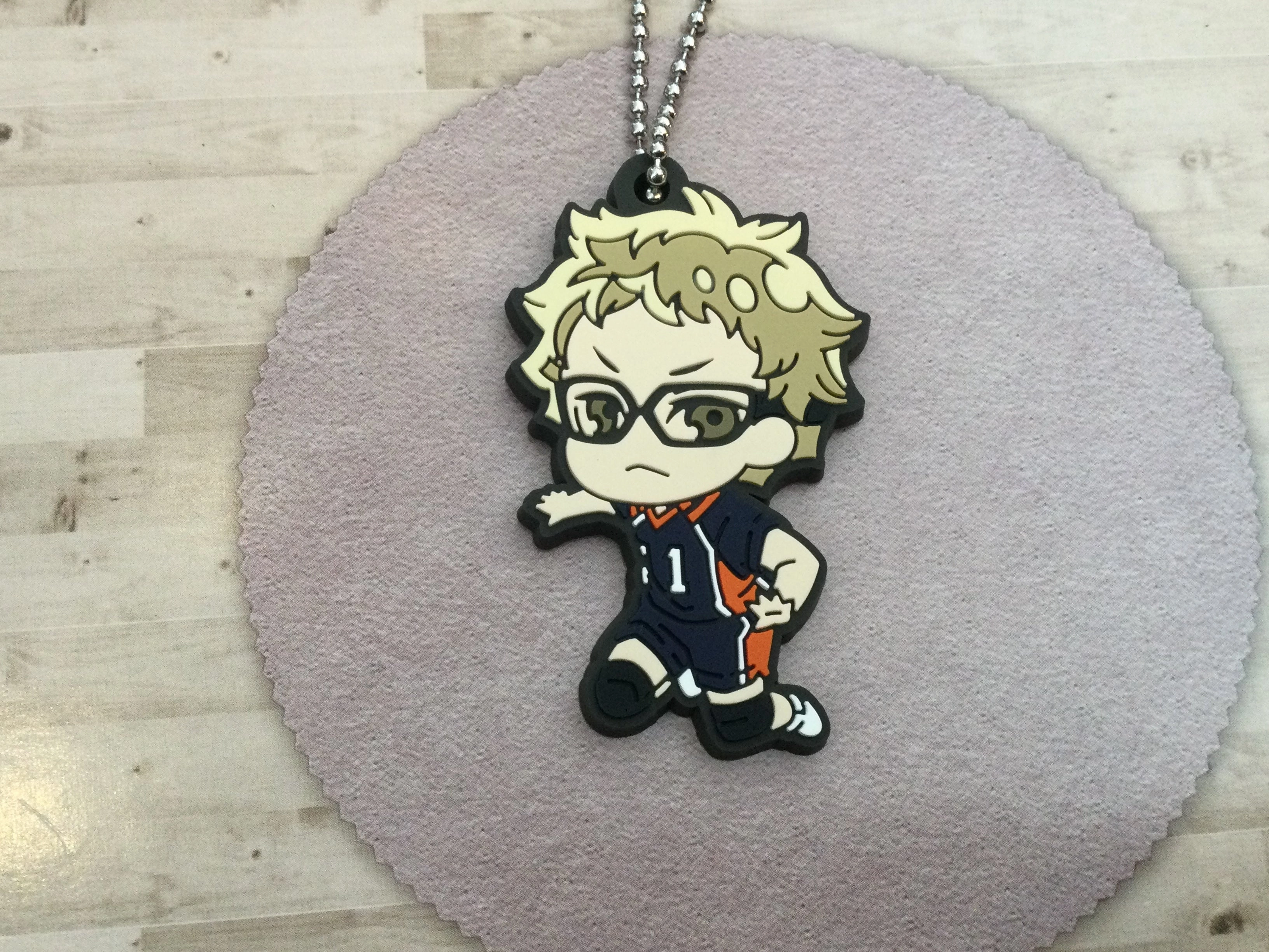 Action Toy Haikyuu Karasuno High Characters Rubber Keychain 7 Pieces Set (In-stock)