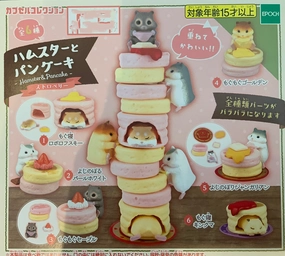Hamster Pancake Mini Figure 6 Pieces Set (In-stock) Apartment Living Cultural symbol