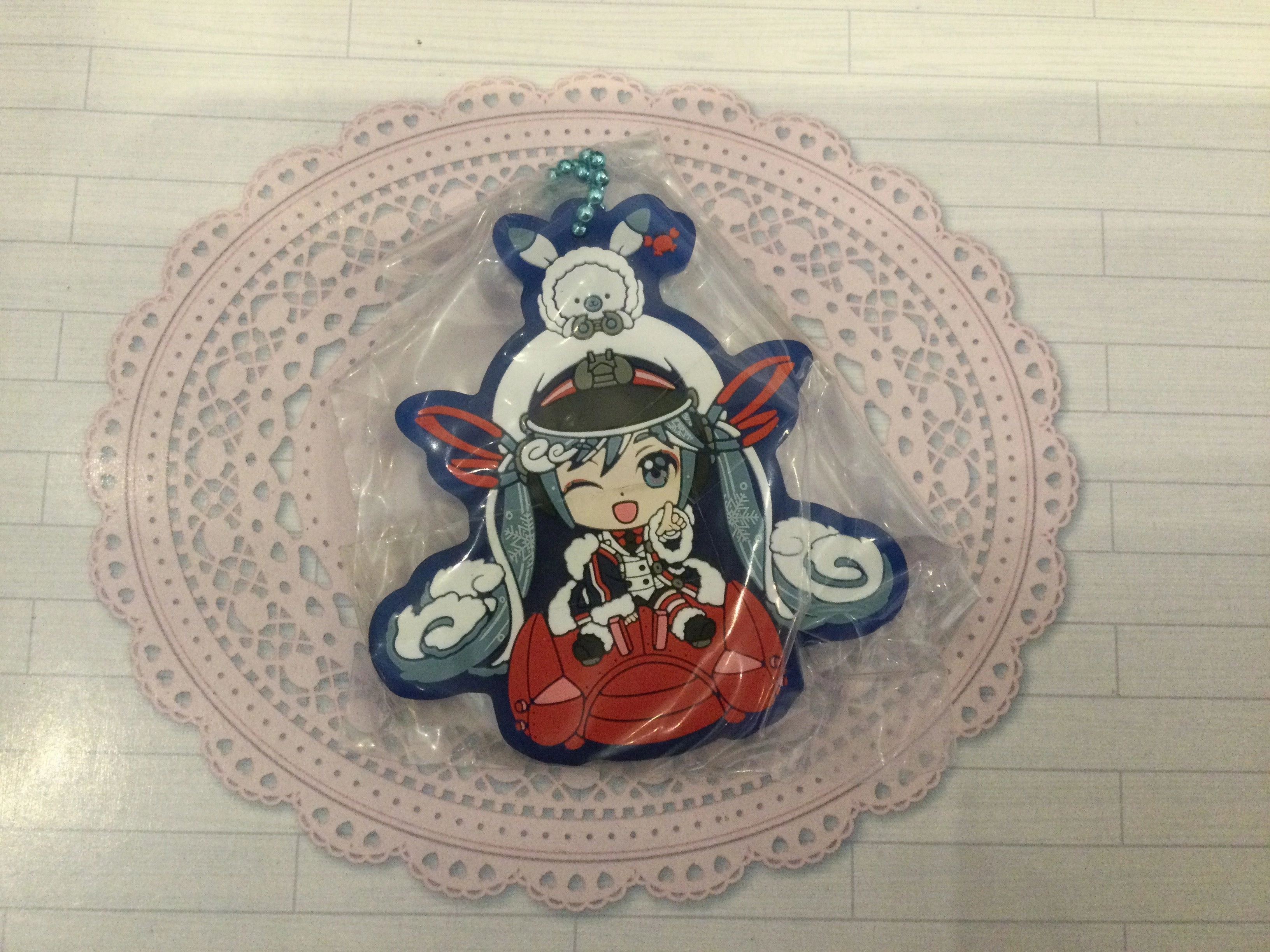 Vocaloid Snow Miku 2022 Grand Voyage Rubber Keychain 3 Pieces Set (In-stock) Magical Creature