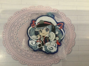 Vocaloid Snow Miku 2022 Grand Voyage Rubber Keychain 3 Pieces Set (In-stock) Gothic style