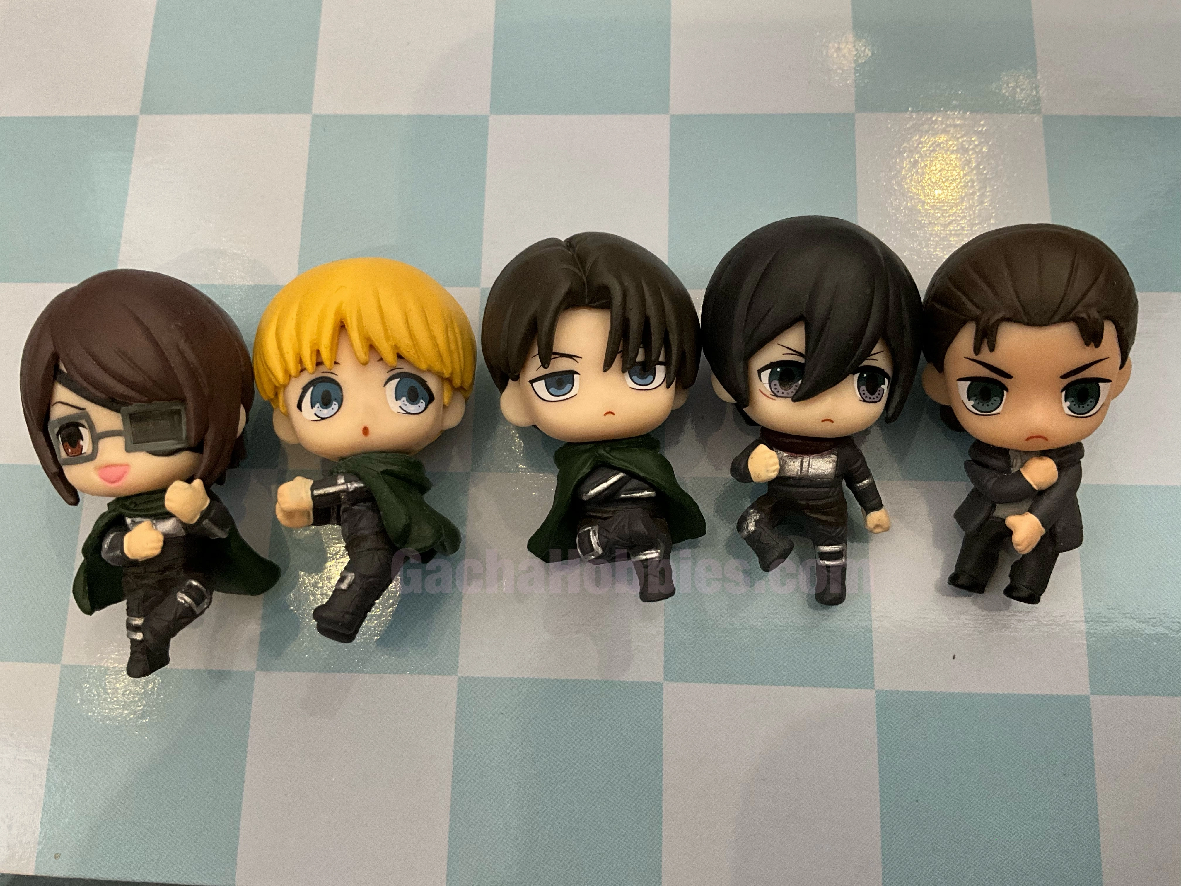 Superhero Figure Attack on Titan Final Season Character Chibi Figure 5 Pieces Set (In-stock)