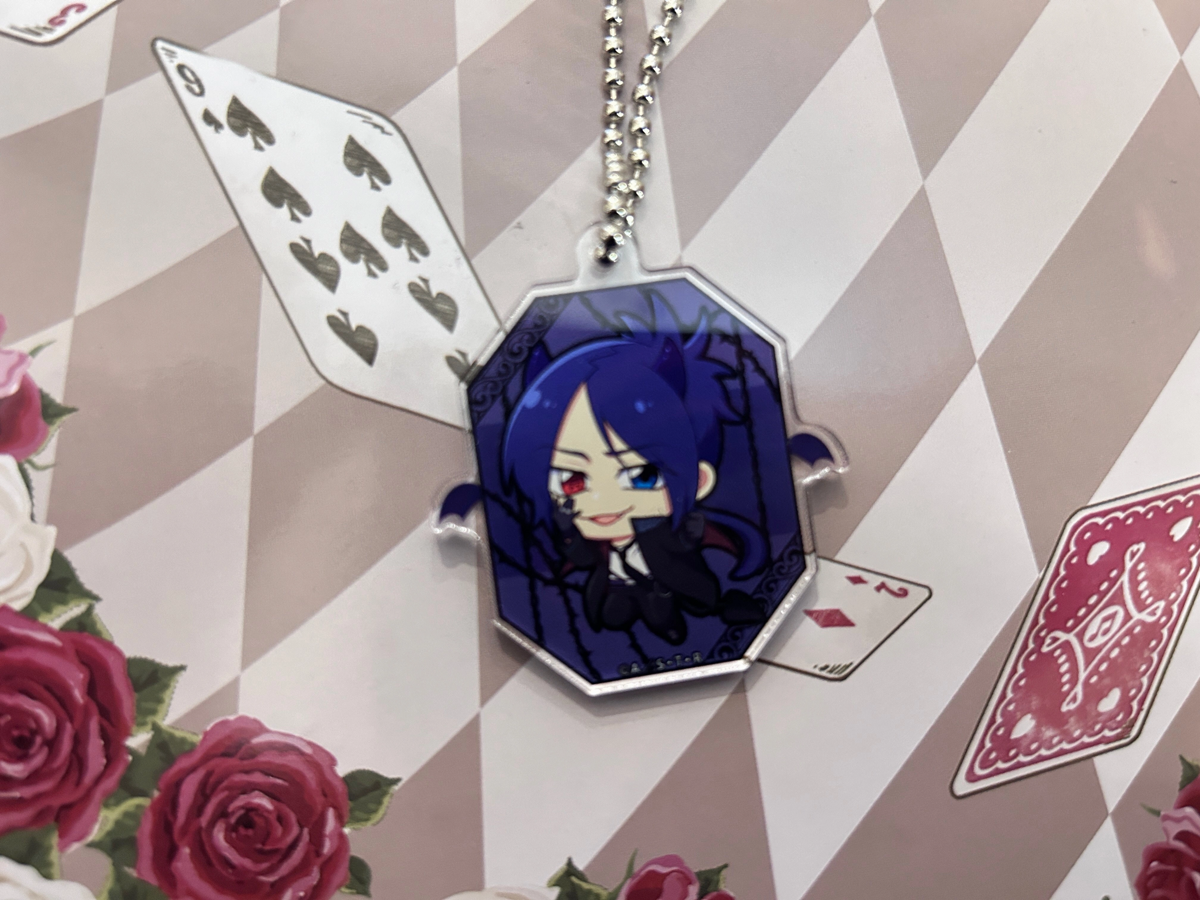 Train Model Robot Item Hitman Reborn Characters Halloween Acrylic Keychain 12 Pieces Set (In-stock)