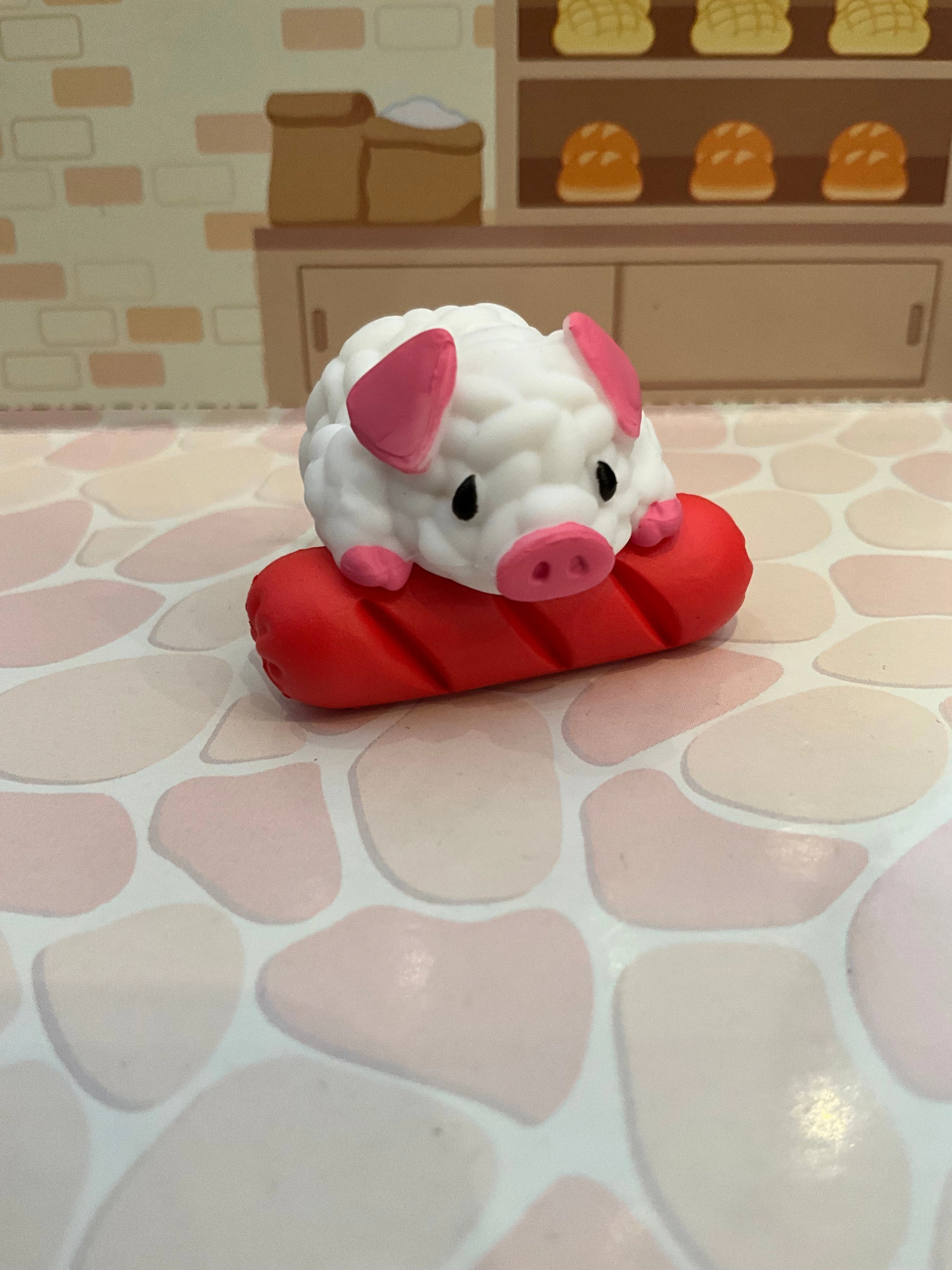 Diorama Accent Hoka Hoka Zoo Onigiri Animals Eraser Figure 5 Pieces Set (In-stock)