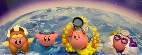 Character Object Exhibition Piece Hoshi no Kirby Power Change Figure 4 Pieces Set (In-stock)