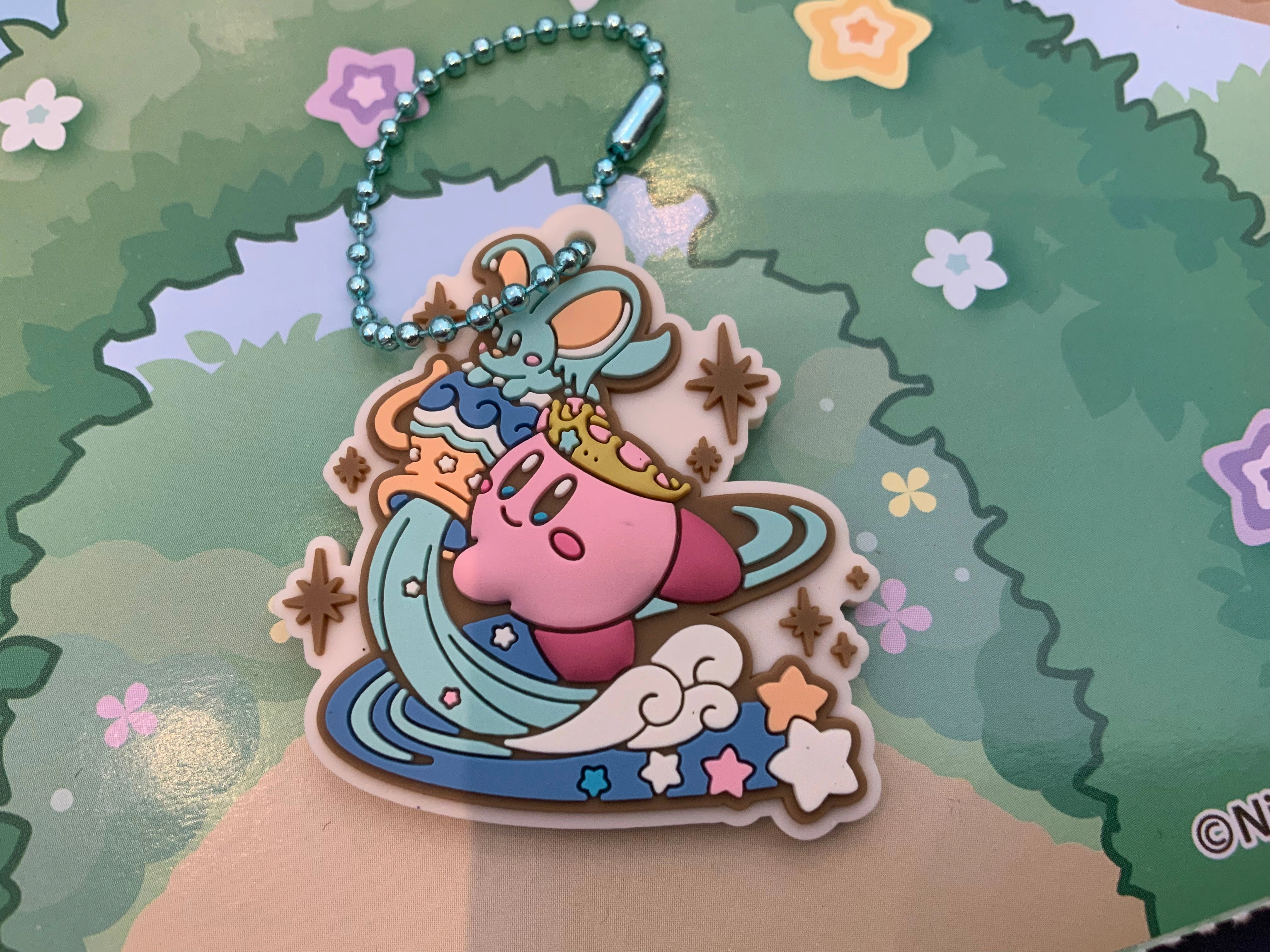 Anime Showcase Hoshi no Kirby Zodiac Sign Rubber Keychain 12 Pieces Set (In-stock)