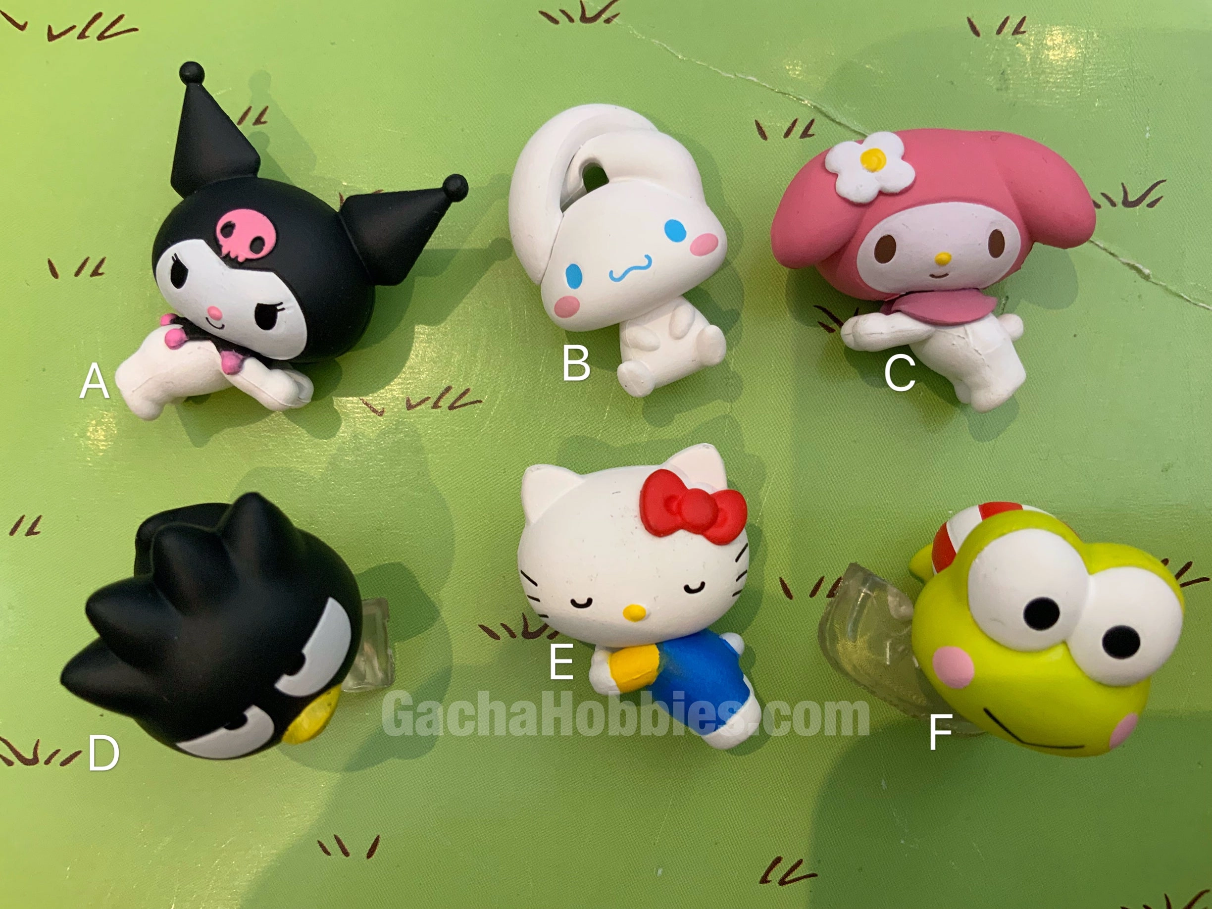 Hugcot Sanrio Characters Cable Holder Figure 6 Pieces Set (In-stock) Entryway Accent