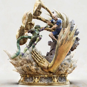 Hunter X Hunter: Netero Vs Meruem Artistic Anime Statue Conservation Grade Collectible Collectible
