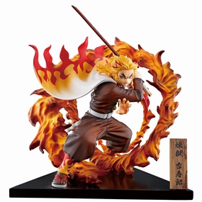 Ichiban Kuji "Demon Slayer: Kimetsu no Yaiba" ~Reimeini Yaiba wo Mote~ Last One Prize Rengoku Kyoujurou Last One Ver. Graffiti Figure