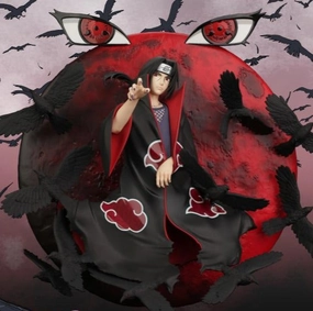 Espada Art 1/8 Naruto: Shippuden Itachi Uchiha Scale Wall Statue Figure Miniature Sculpture Dinosaur Model