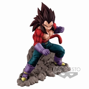 "Dragon Ball Z" DOKKAN BATTLE 4TH ANNIVERSARY FIGURE Vegeta SSJ4 Realistic Art
