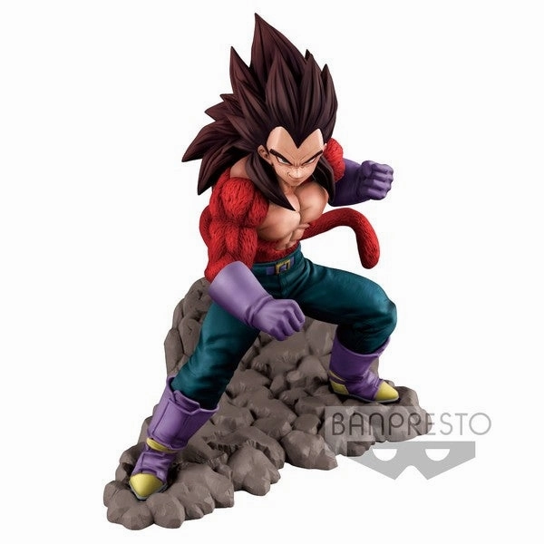 "Dragon Ball Z" DOKKAN BATTLE 4TH ANNIVERSARY FIGURE Vegeta SSJ4 Realistic Art