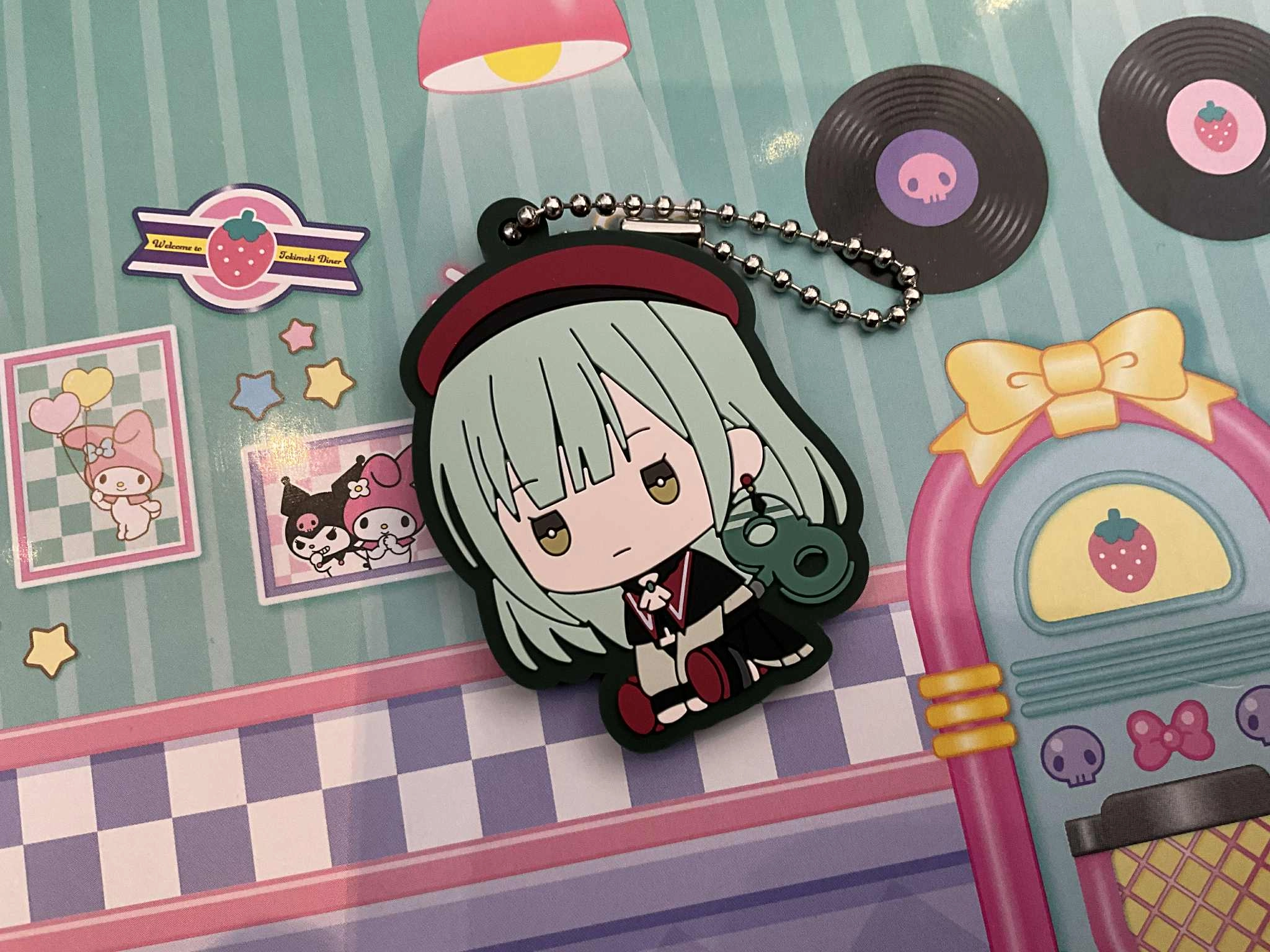 Cultural symbol Fantasy Goods BanG Dream! It's MyGO!!!!! Ave Mujica Character Rubber Keychain 5 Pieces Set (In-stock)