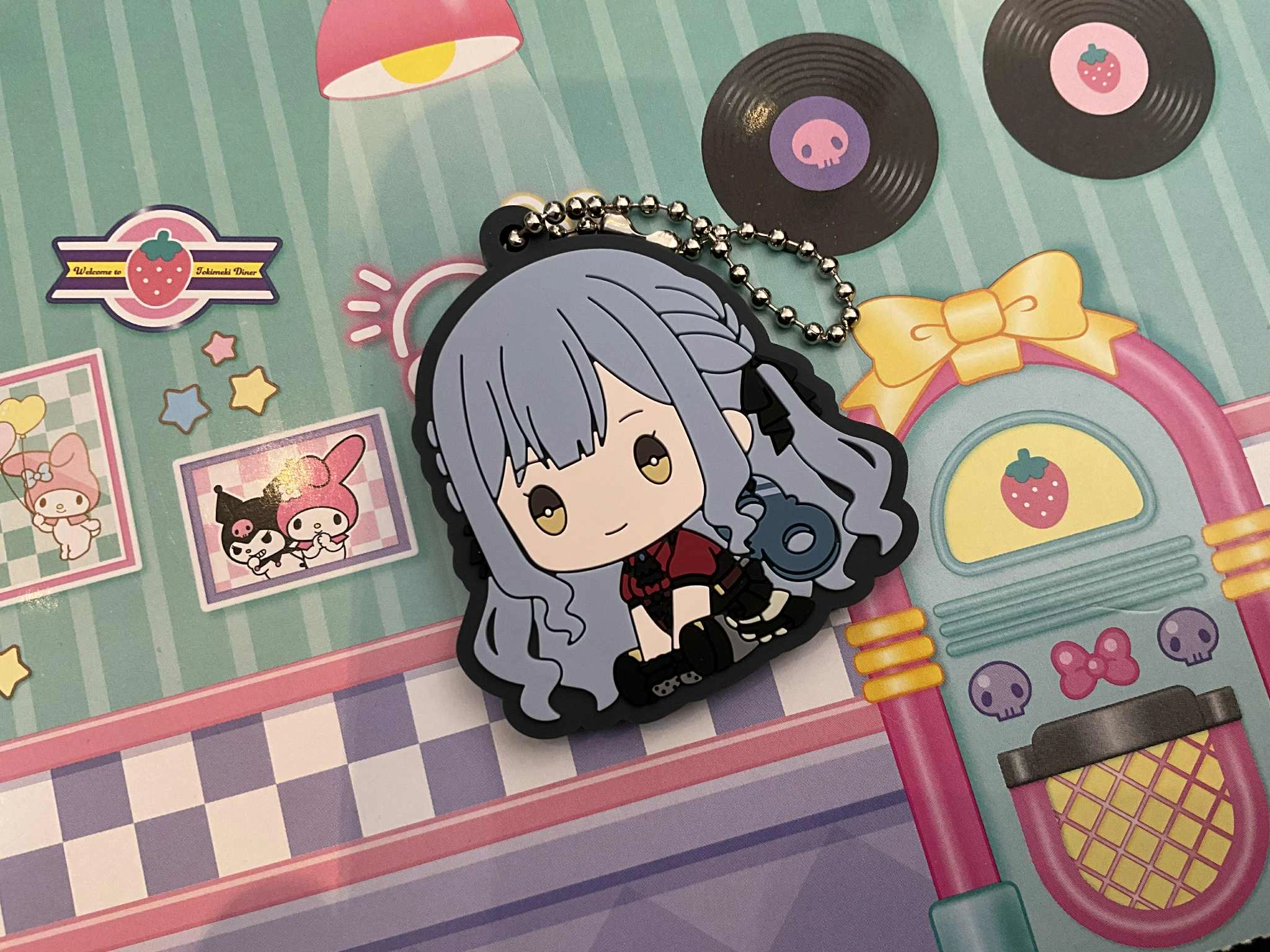 Superhero Figure BanG Dream! It's MyGO!!!!! Ave Mujica Character Rubber Keychain 5 Pieces Set (In-stock)